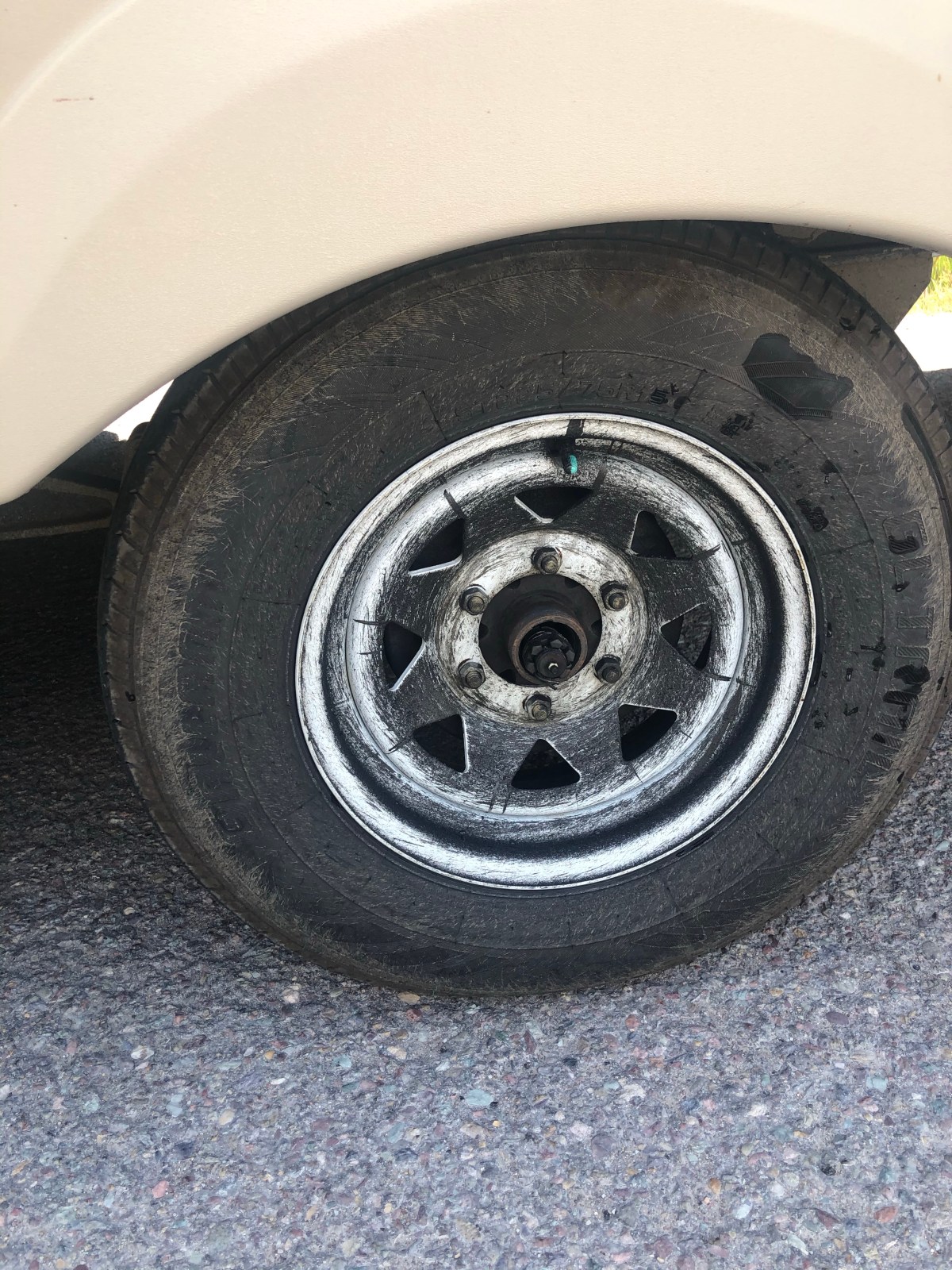 Is that smoke coming from our&nbsp;wheels?